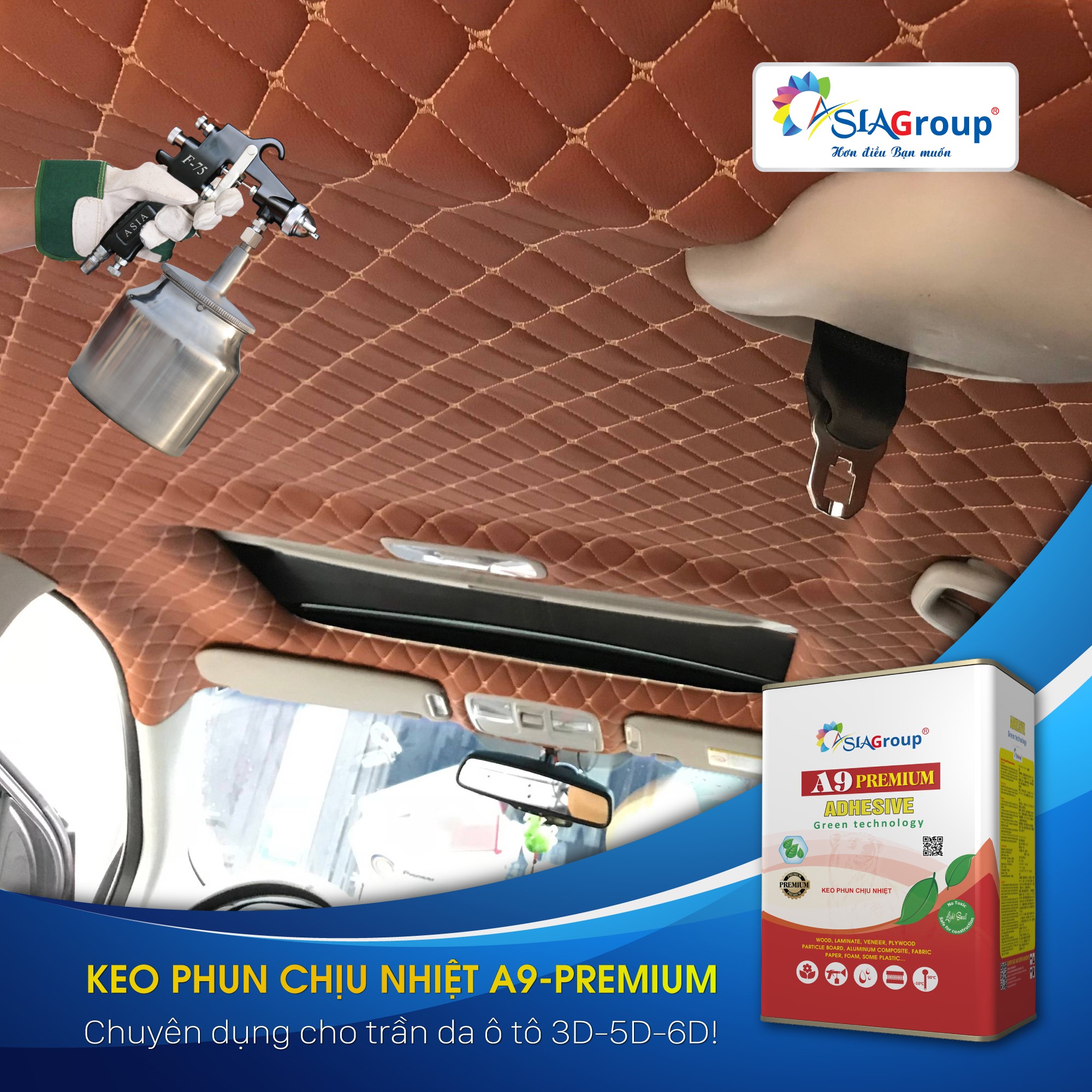 keo phun dán da, keo dán da simili, keo dán da vào nhựa