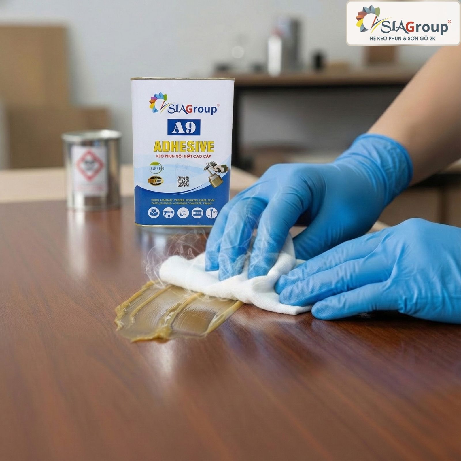 cách tẩy keo dính trên gỗ, cách làm sạch keo dán gỗ