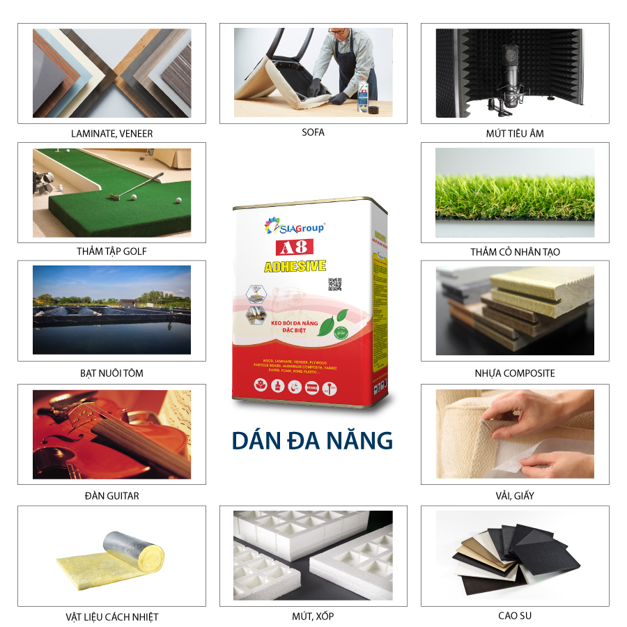 keo dán mica, keo dán alu, keo dán tấm nhựa pvc