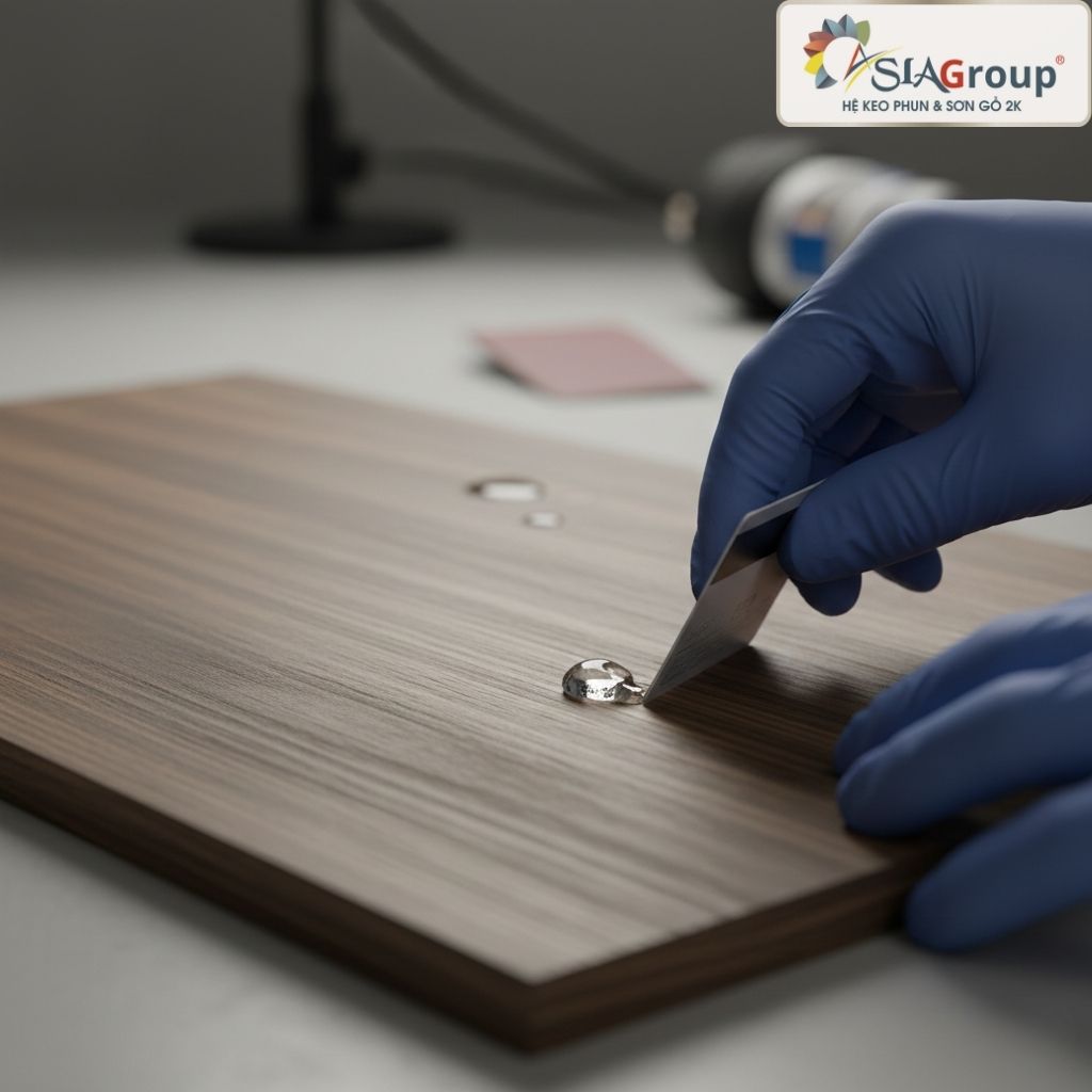 cách tẩy keo dính trên gỗ, cách làm sạch keo dán gỗ